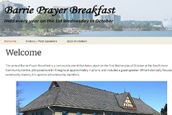 Barrie Prayer Breakfast